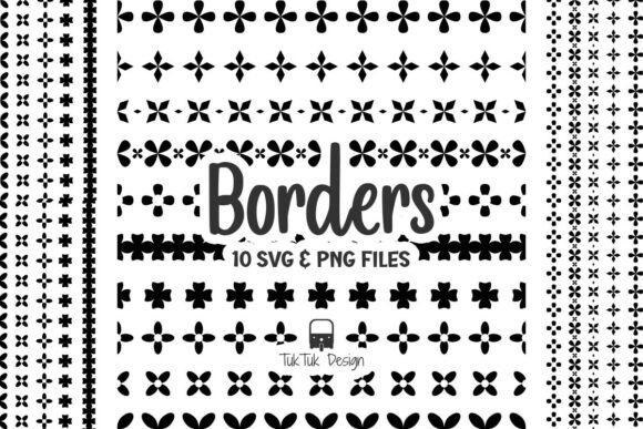 Border Frame Divider Doodle SVG PNG