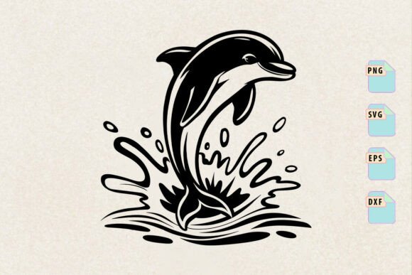 Dolphin Svg, Ocean Svg, Sea Life Svg