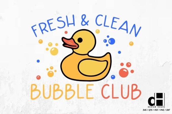 Duck Trendy Fresh and Clean SVG PNG
