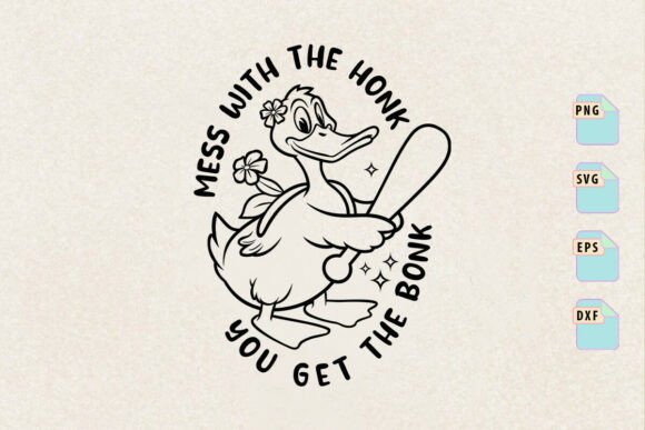 Funny Goose SVG, You Get the Bonk SVG