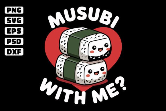 Funny Musubi, Hawaiian Food Pun Svg