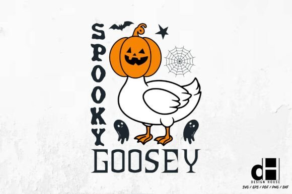 Halloween Goose Spooky Goosey SVG PNG