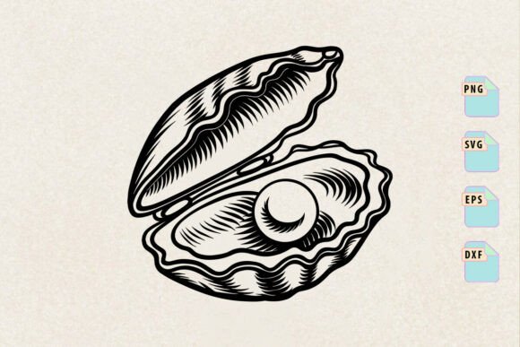 Ocean Svg, Sea Life Svg, Clam Shell Png