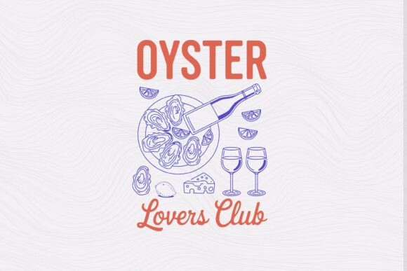 Oyster Trendy Hand Drawn PNG SVG Design