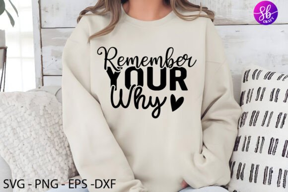 Remember Your Why Motivational SVG
