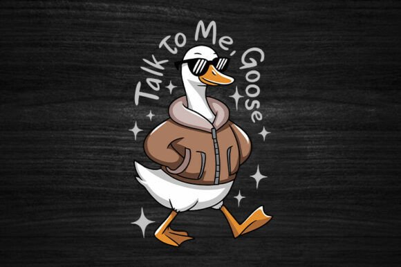 Silly Goose on the Loose PNG SVG Design