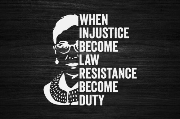 When Injustice Becomes Law, Feminist SVG